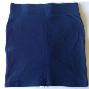 3/$10 🛒🛍️ Forever 21 Navy Blue Cotton Mini Skirt - Size Medium